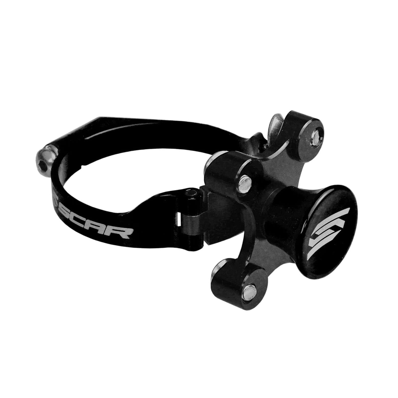 SCAR Kit départ holeshot bloque fourche Compatible avec KTM SX SXF 125 250 350 450 03-26 HUSQVARNA TC TE TEi TX FE FC FX 14-26 GASGAS MC MCF EC ECF 21-26 - Noir