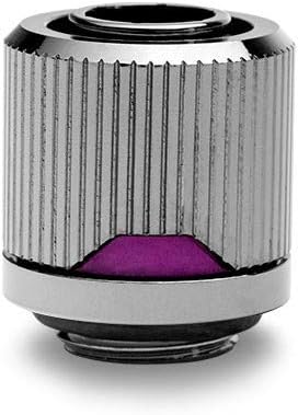EKWB EK-Quantum Torque STC-10/13 Compression Fitting for Soft Tubing, 10/13mm (3/8" ID, 1/2" OD), Black Nickel, 4-pack