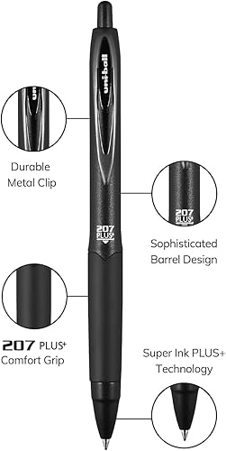 Miniatura 4 de 207PLUS+ Gel, 0.028 in, negro, OS Docena