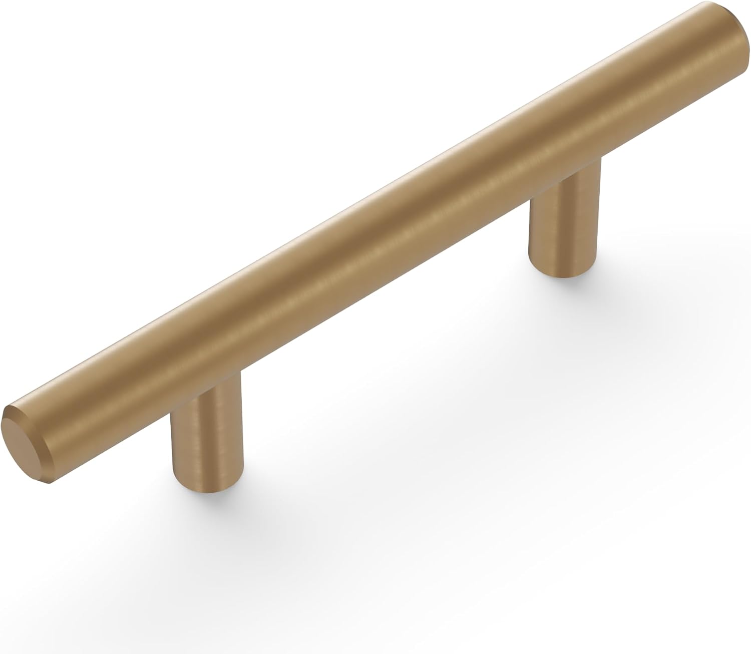 Champagne Bronze Modern Bar Pulls with Mounting Hardware