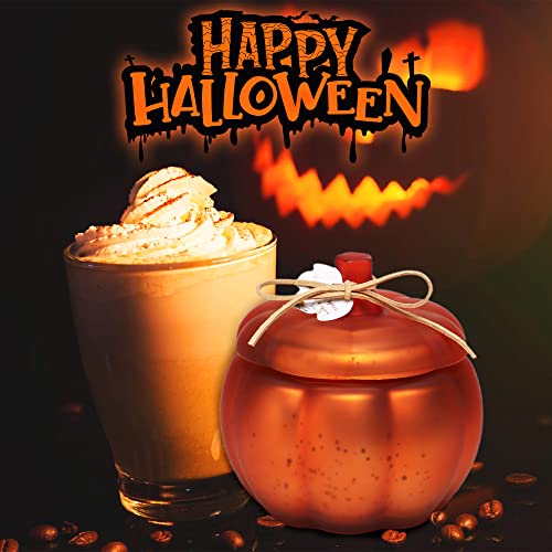 Pumpkin Spice Candle, 12Oz Fall Scented Candle, Farmhouse Pumpkin Shaped Candles For Home Scented #TOP3