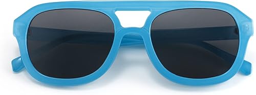 Karsaer Gafas de sol clásicas de aviador para hombres y mujeres, gafas de piloto de doble puente vintage para hombres y mujeres K7129