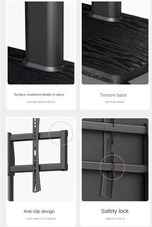 Soporte Universal Móvil para TV 37-75 pulgadas con Ruedas miniatura 4