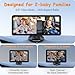 2-Kids Baby Car Camera for Seat: 6.9 Inch Ultrawide Display with Two Cameras Rear Facing - USB Powered Backseat Camera HD 1080P Easy to Install