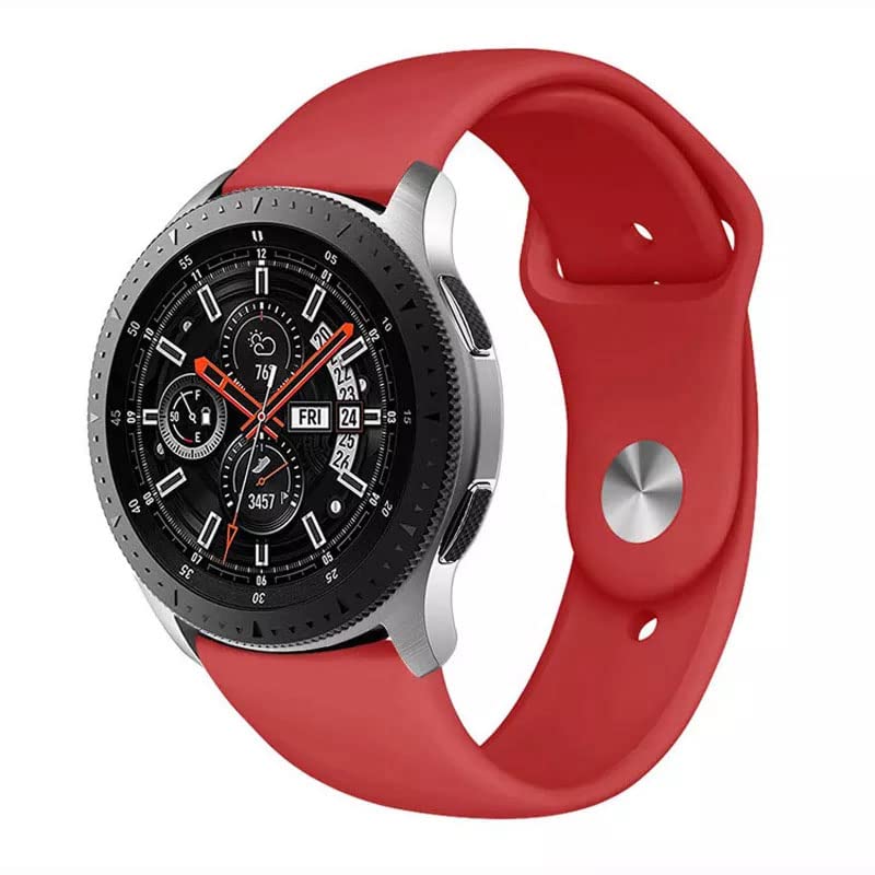 Image of AONES 22mm Silicone Belt Watch Strap Compatible for Noise Colorfit Caliber Go Smart Watch Band