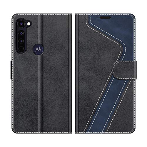 MOBESV Coque pour Motorola Moto G Pro, Housse en Cuir Motorola Moto G Pro, Étui Téléphone Motorola Moto G Pro Magnétique Etui Housse pour Motorola Moto G Pro, Élégant Noir