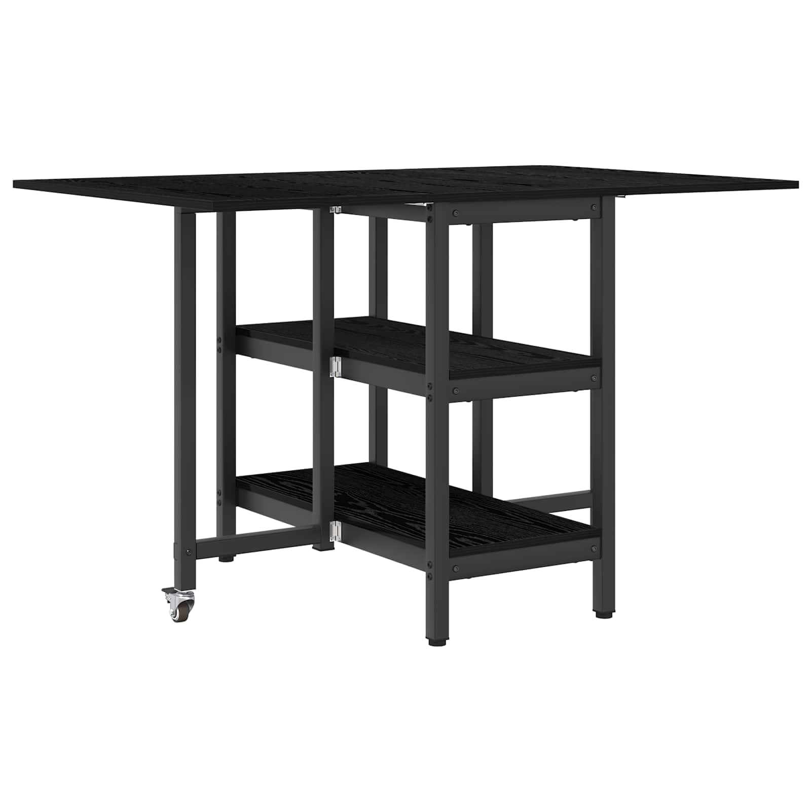 Table à manger rectangulaire extensible en bois meuble de cuisine pliable