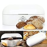 ✅ AROMADICHT – Jedes Mal, wenn du den Deckel von unserem XXL Metallbrotkasten anhebst, wird dich ein backfrischer Geruch umströmen! In der Brotkiste behalten Backwaren über mehrere Tage lang ihre authentisches Aroma bei.