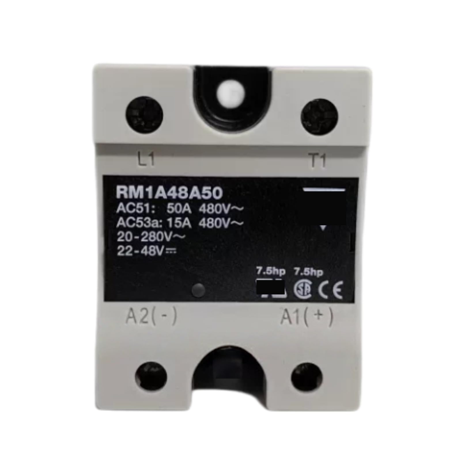 HKEJSJWA SSR Relay RM1A48A50 50A 480V, Solid State Relay