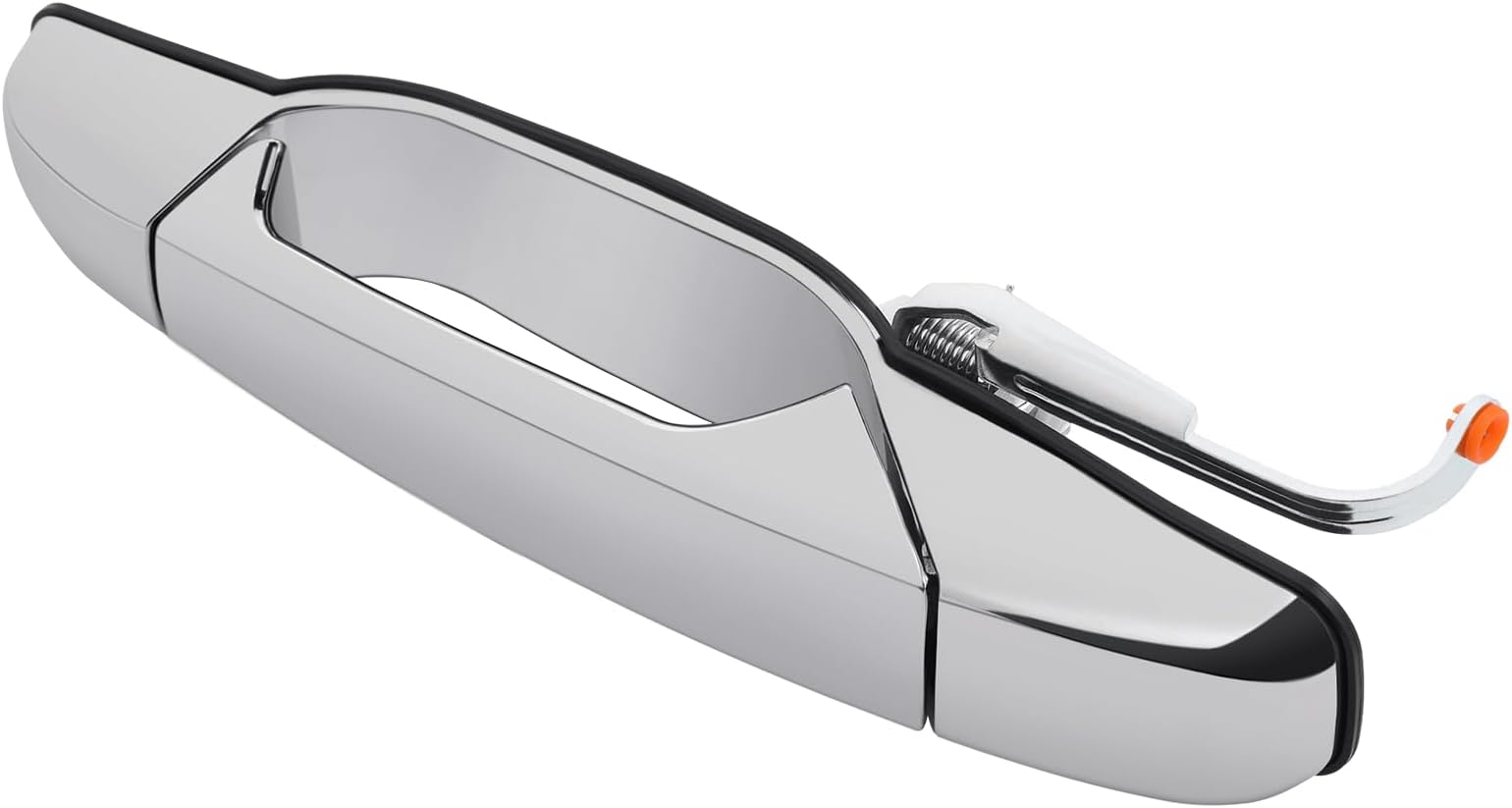 Exterior Chrome Door Handle, Rear Left Driver Side, Fit for 2007-2014 Cadillac Escalade Chevy Avalanche Silverado Suburban Tahoe GMC Sierra Yukon, Replace # 22738725 84053448 15915659 80105