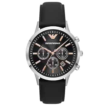 EMPORIO ARMANI アルマーニ　ウォッチ　クォーツ　シルバーグレー Amazon.co.jp: Armani クォーツグレーダイヤル ステンレス