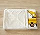 Homewish Kinder Bagger Plüschdecke LKW Traktor Sherpa Decke 75 x 100 cm für Jungen Mädchen Teenager Baufahrzeug Fleece Flanelldecke Ausrüstung Autokran Fuzzy Überwurfdecke