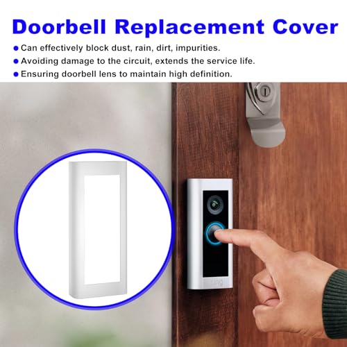 Coque blanche pour sonnette filaire Ring Pro - Finition Haute Qualité - 3