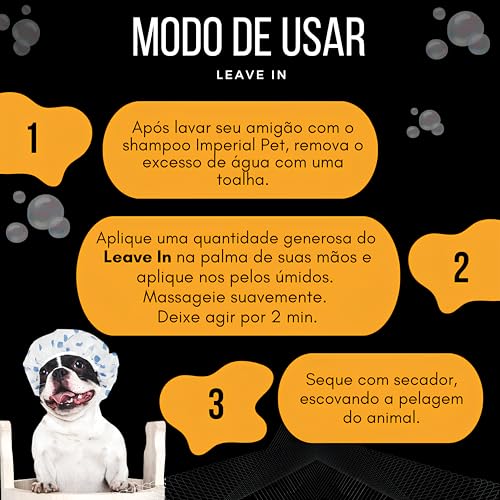 Imperial Pet - Leave in Hidratação Fluido Desembaraçador Premium 500 ml para Cães