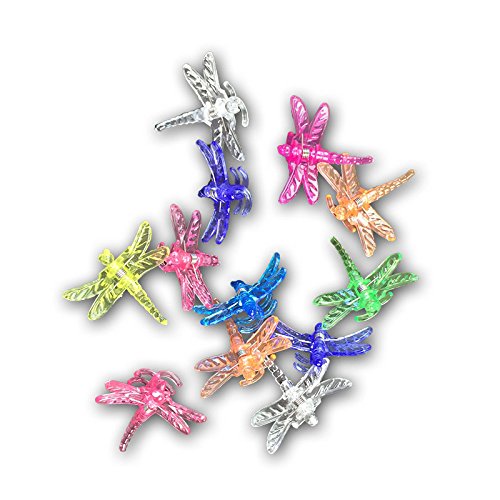 Dozen Flower Clips (Dragonfly)
