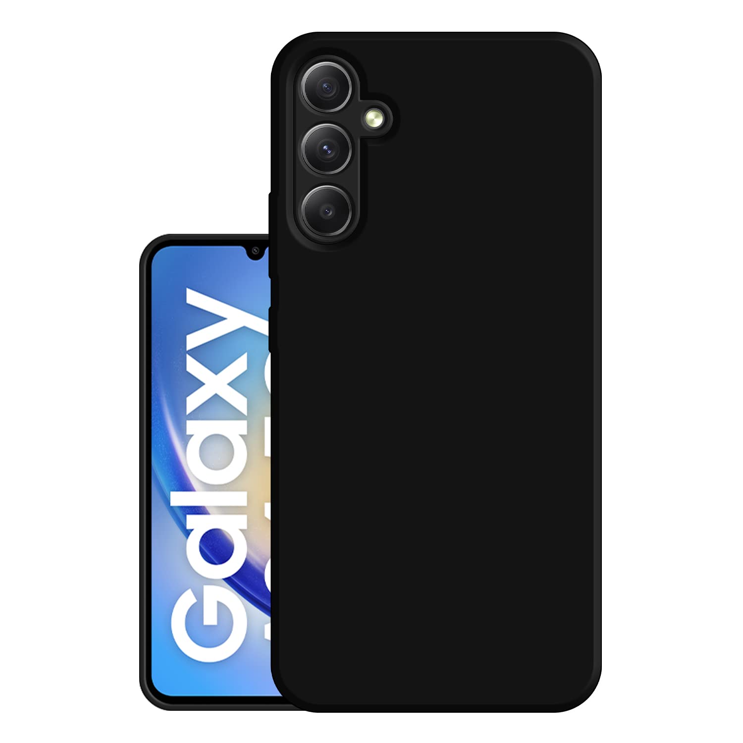 HELLO ZONE Exclusive Matte Finish Soft Back Case Cover for Samsung Galaxy A34 5G - Black (B0BZSJFKCS) Amazon Price History, Amazon Price Tracker