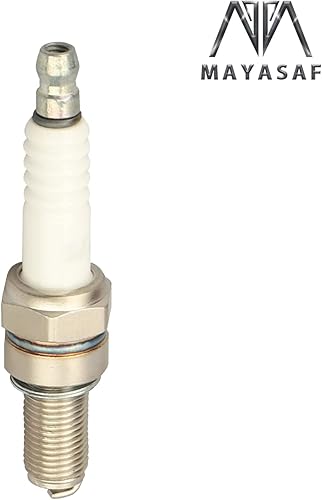 Miniatura 6 de MAYASAF Bujías 6955 de repuesto automotriz para Yamaha tipo asiento plano, diámetro de rosca 0.3937 pulgadas  alcance 0.748 in (0.75 pulgadas)