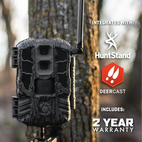 Image of Stealth Cam Spectre 4K Pro Dual-Core Cellular Trail Camera - 56MP Photos - 4K Ultra HD Video w /Audio - AI Detection w /Rack Alert - PIR Zone Control - Dual Image Sensors - 32GB Memory - Command App | Dual-Core Processor with Simultaneous Capture and Upload, Dual Image Sensors Optimized for Day and Night, 40 MP Photos