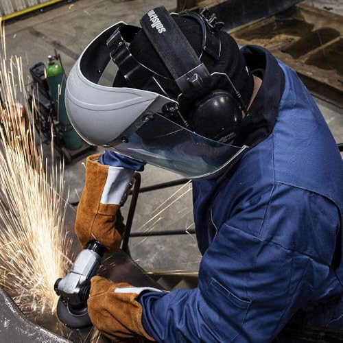 Sellstrom Face Shield Advantage Series, Safety Mask with Chin Guard for Men Women, Clear Polycarbonate, Rachet Headgear, Lightweight Comfort, ANSI Z87, S30310 - Thumbnail 5