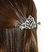 Viking Celtic Crown HairPins Clip- Viking Hair Accessories Celtic Knot Hair Barrettes Antique Silver Hair Sticks Irish Hair Decor for Long Hair Jewelry Braids Hair Clip With Stick (ID-C)