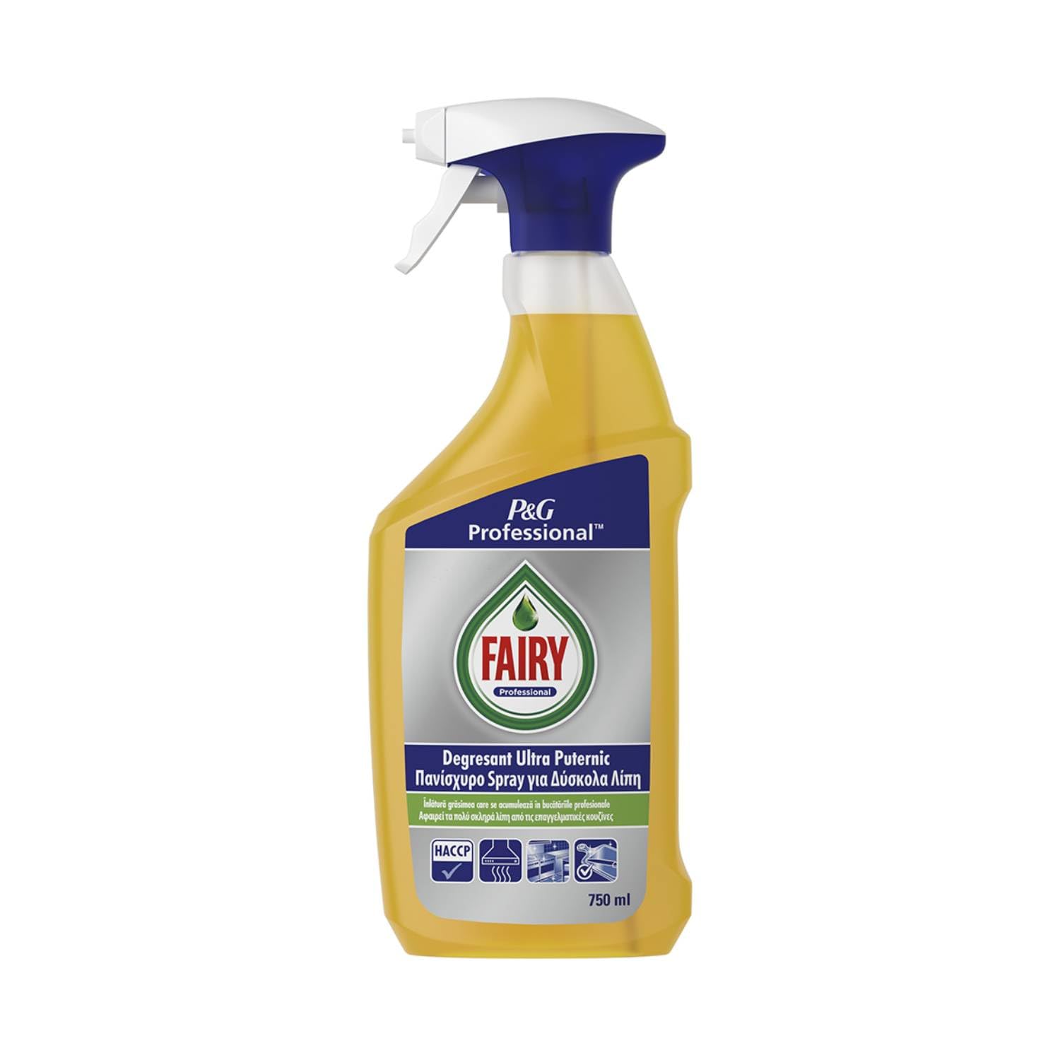 Fairy P&G Professional Degrease Spray, Simple & Strong Kitchen Degreaser, 750ml