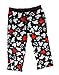 Disney Mickey Mouse Womens Pajama Pant With Silhouette Print - Black White Red