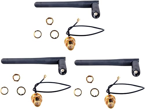 Antena WiFi 2.4G 3DBI con cable U.FL a SMA hembra para Arduino CC3000 ESP8266 (3)