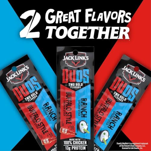 Jack Link's DUOs Frank's RedHot & Ranch Chicken Sticks - 1.84 oz (10 Pack) - image 3