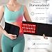 REVITA 2025 Red Light Therapy Belt with 660nm & 850nm -Red Light Therapy Wrap for Body, Wearable Heating Belt with Timer and Protective Goggles, Relaxing Muscles for Men and Women