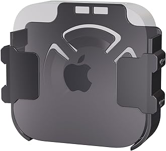 Behind TV Mount for Apple TVs, TV Wall Bracket Holder Back of All Brand and Size Television, Compatible with All Apples TVs Generations (Including all 4K+ Models)
