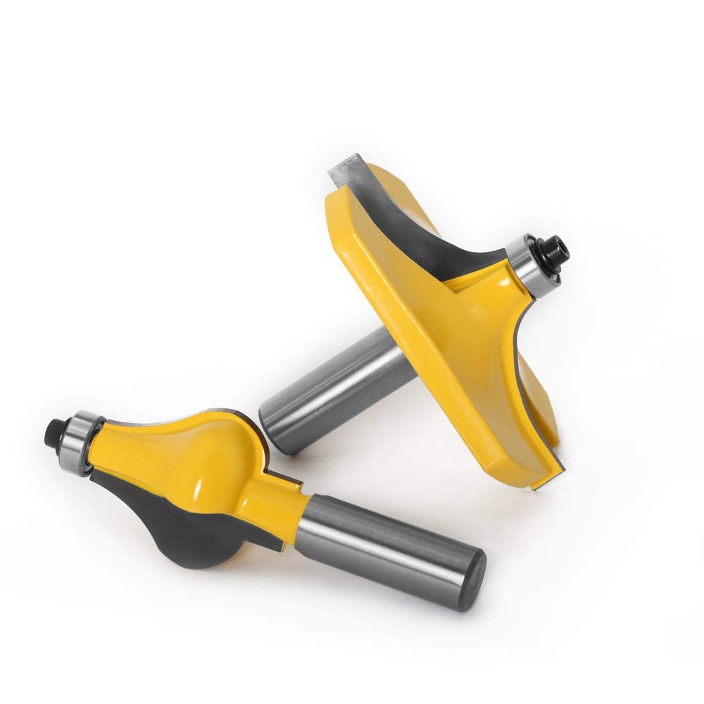 Punte da trapano Fresa per cerniere con punta in m Punte Standard/Flute Line Woodworking Cutter Tenon Cutter, gambo da 1/2" gambo da 12 mm Andrail Router Bit Set, utensili for lavorazione del legno Cu