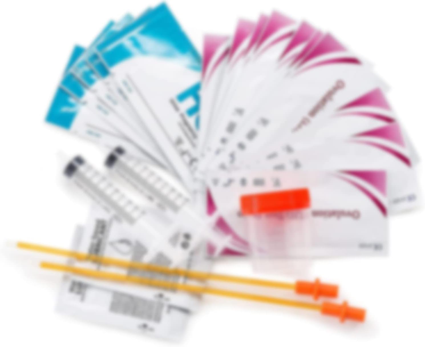 Hoper Ovulation and Pregnancy Test Strips (HCG5-LH10),Includes 10 Pregnancy Tests,5 Ovulation Test Strips,Inseminationl kit 22 Piece Set