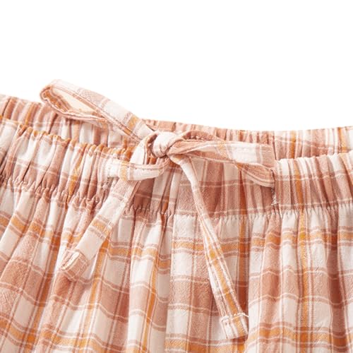 Image of STMAHER Women's 2 Piece Cotton Pajama Sets Long Sleeve Sleepwear Button Down Soft Lightweight Pj Pants Set With Pockets