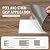LITA Peel and Stick Floor Tile Vinyl Wood Plank 36-Pack 54 Sq.Ft, Brown Stone, Rigid Surface Hard Core Easy DIY Self-Adhesive Flooring (Wood, 36 Pack)