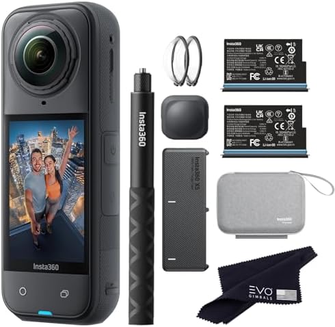 Insta360 X5 Essentials Bundle-8K Waterproof 360 Action Camera|Bun...