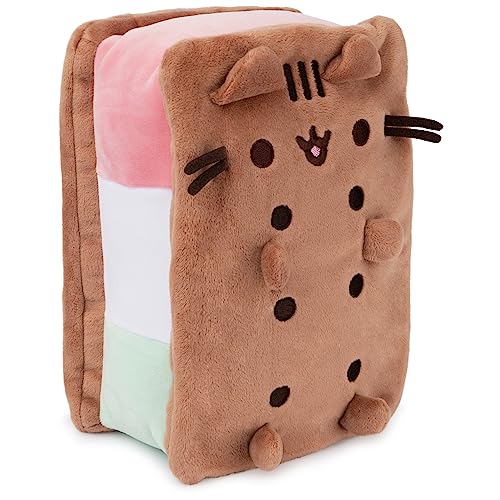 Peluche sandwich napolitaine Pusheen idée cadeau anniversaire ado fille garçon dès 8 ans marron