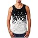 SSLLH Herren Tank Top Modisch 3D Drucken Unterhemd Ärmelloses Stringer Laufshirt für Männer Komfortables Atmungsaktives Bodybuilding Achselshirts Herren Gym Fitness Training Muskelshirt T-Shirts