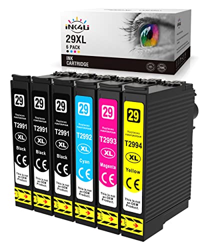 INK4U 29XL Cartucho de Tinta Compatible para Epson 29XL Epson 29 para Epson Expression Home XP-235 XP-245 XP-255 XP-247...
