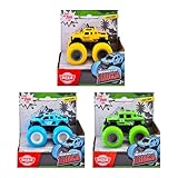 Dickie Toys - Monster Truck (1 Auto) - kleines Spielzeugauto für Kinder ab 3 Jahre mit Friktionsantrieb und Gummireifen, zufällige Auswahl aus 3 Farben, je 8,5 cm