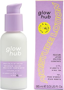 Glow Hub Purify & Brighten Moisture Lotion with Squalane for Blemish Prone Skin 95ml