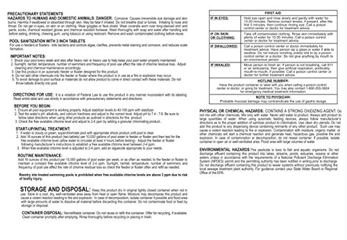 Pool Mate 1-1415M All-In-1 Swimming Pool Chlorine Tabs, 15-Pounds #TOP2