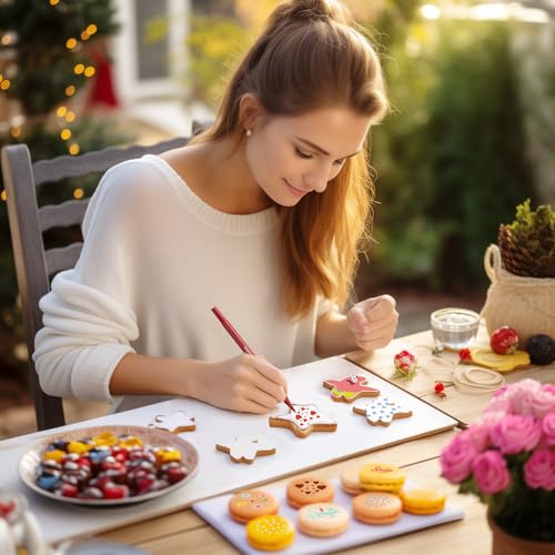 image for Jewem Edible Markers for Cookie Decorating,14 Pcs Ultra Fine Tip(0.5mm