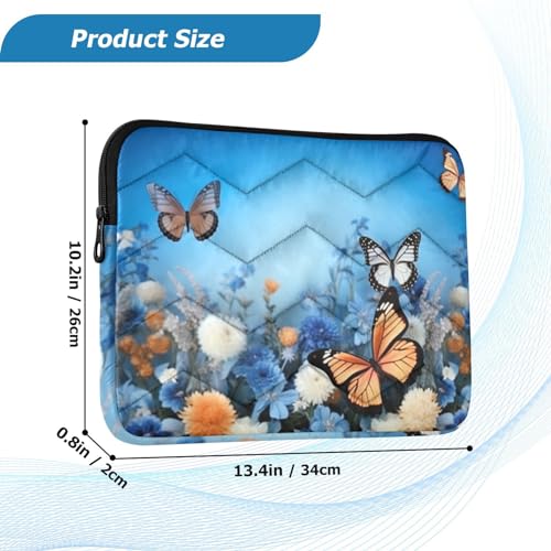 Funda para portátil 13-14 pulgadas con diseño mariposa miniatura 3
