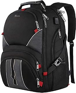 Extra Large Travel Backpack for Men, Durable Travel Laptop Backpack with USB Charging
