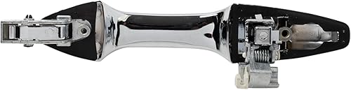 Miniatura 778 de TRQ Manija de puerta exterior delantera izquierda plateada para el lado del conductor compatible con Nissan 370Z 2009-2017