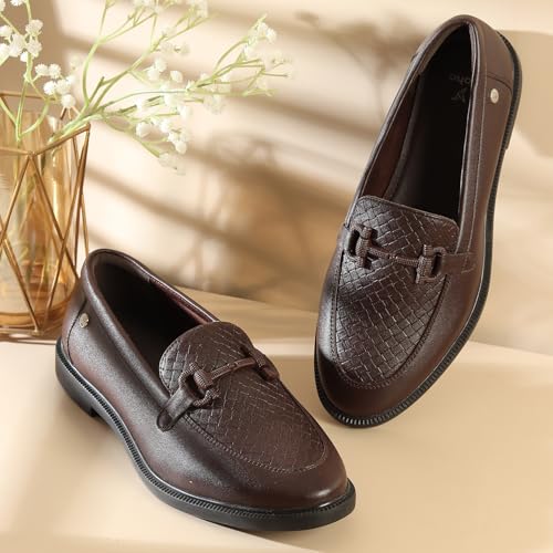 Image of YOHO Bliss Loafers for Women | Comfortable & Stylish Bellies | Fashion Moccasins with Footpharma Footbed | Slip-on for Casual & Formal Wear | 002