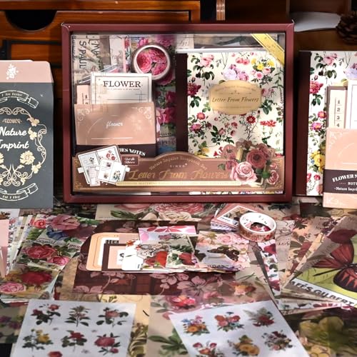 Funto Scrapbooking Kit - 154 PCS Vintage Craft Materials - Image 3