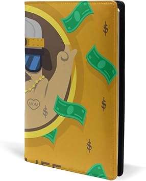 Amazon ブックカバー A5 パグ 金柄 かっこいい 文庫 Puレザー ファイル オフィス用品 読書 文庫判 資料 日記 収納入れ 高級感 耐久性 雑貨 プレゼント 機能性 耐久性 軽量 ブックカバー 文房具 オフィス用品