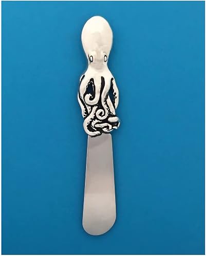 Basic Spirit Cuchillo esparcidor de mantequilla, pulpo, utensilios de cocina de queso suave, regalo decorativo para el hogar
