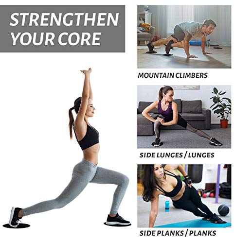 Limm Home Workout Set Of Resistance Bands, Booty Bands, Jump Rope, And Core Sliders #TOP4